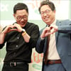 [★포토]김제동-정재찬 '아재들의 부끄하트'
