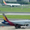 LA행 아시아나항공 여객기, '타이어 결함'으로 회항