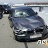 김해공항 사고 BMW, 충돌 당시 '시속 93.9km!'