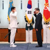 심승섭 신임 해군총장, 문재인 대통령에 보직·진급 신고