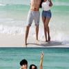 "신혼여행 인증"..미나♥류필립, 17살차 비주얼 부부
