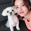 김소현, 반려견 몽숙과 뽐낸 청순美