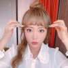 홍진영, 묶음머리로 뽐낸 '인형 미모'