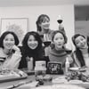 설인아, '내일도 맑음' 배우들과 와인 파티..의리 인증