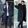 '커플룩은 포기못해' 김태희♥비, 시간차 출국길 '눈길'