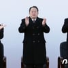 北 통신, 남북 철도·도로 연결 착공식 보도