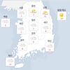 전국날씨, 오후부터 천둥·번개 동반 강한 비..미세먼지'나쁨'