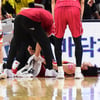 LG 김시래, 햄스트링 이상 없지만 통증 있어... 3차전 '불투명'