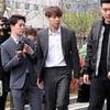 '마약 양성' 박유천, 실질심사 위해 법원..묵묵부답