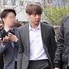 박유천, 영장실질심사 받으러..'또 염색'[현장스케치]