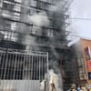 울산 고층 건물 공사장서 화재..근로자 10여명 모두 구조