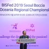'2019 서울 보치아' 개막 ..강성희 회장 "글로벌 스포츠 기원"