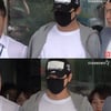'성폭행 혐의' 강지환, 법원 가는 길..흔들리는 눈빛 [스타이슈]
