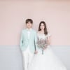 '11월 결혼' 간미연♥황바울 웨딩화보..행복한 미소