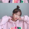 민도희, 여전한 귀염상..핑크 후드티가 찰떡 