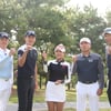 '출발 좋다!' YB 우지원-이운재, 골프 대결서 OB 박노준-장윤창 제압