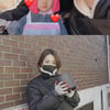 경리, 연탄 봉사로 보여준 훈훈함..'겨울 저리 가'