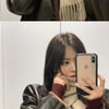 한보름, 패션 피플의 비 오는 날..가죽 재킷+버건디 가방으로 완성