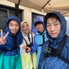 황희, '런(RUN)' 지성X강기영X이태선과 우비 쓰고 인증 샷
