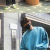 비, 투표 인증샷..다 가려도 연예인 포스