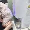 '최민환♥' 율희, 유쾌한 육아 일상..엉덩이로 버튼 꾹