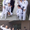 혜림♥신민철, 태권도 선수들과 개성甲 웨딩 촬영..여신 자태 눈길