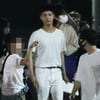 박보검, '청춘기록' 촬영장 포착..어둠 밝힌 미모 [★현장스케치]
