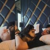 방탄소년단 뷔, 반려견 연탄이와 달콤한 휴식..Sweet Night, Sweet Yeontan