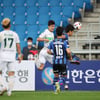 [K리그1 12R] 전북, 선두 탈환 실패… 고전 끝에 인천과 1-1 무