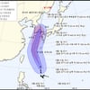 9호 태풍 '마이삭' 경로, 3일 새벽 부산으로 북상