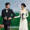 이준기·서예지 포옹→김수현·이정재 만남까지..'2020 AAA' 백스테이지