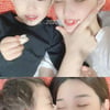 '최민환♥' 율희, 첫째 재율 군과 행복한 꽁냥꽁냥 "쨀이랑"