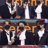 BTS, 리스너스 초이스상 수상 "방시혁·피독 감사"[2020 더팩트뮤직어워즈]