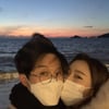 박성광, '♥이솔이'와 얼굴 부비부비.."함께한 첫 겨울바다"[스타IN★]