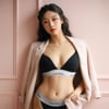 '아이돌 트레이너' 박엄지, 블랙 컬러 속옷 파격 포즈[스타IN★]
