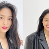 설현, 강렬한 레드 립.."모두 즐겁고 안전한 명절" 
