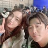 이민정, 권상우와 촬영장 인증샷 '손태영 질투 나겠네~'[스타IN★]