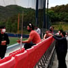 수베로 감독 퓨처스팀 '깜짝 방문' "야구 즐기는 모습 인상적"
