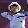 '양궁 3관왕' 안산, 11일 광주 챔필 시구... 이의리가 시구 코치 맡는다