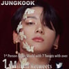 방탄소년단 정국, 세계 최초 300만 '좋아요' 5개+100만 '리트윗' 7개 트윗 '올킬'..'소셜 절대 제왕'