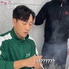 '오징어게임' 박해수, 우당탕탕 '달고나 만들기'..국자에 불이 확![스타IN★]