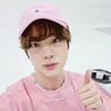 방탄소년단 진, 회전 뱅뱅이 멀미도 예술 작품..러블리 핑크 포♡