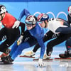 빅토르안도 굳었다... '金 강탈' 런쯔웨이, 1500m 준결승서 실격