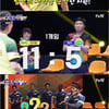 '올탁구나' 은지원, 럭키와 대결..아쉽게 '패배'[별별TV]
