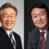 이재명 '외교', 윤석열 '공정사회'