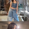 '정경호♥' 최수영, 섹시한 청청패션 핫한 반응.."완전 내 스타일" [스타IN★]