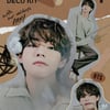 방탄소년단 뷔, 목화꽃 입에 물고..러블리 '빛나는 청춘'