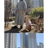 '예비맘' 김영희, 노란색 미니백 대신 노란색 개줄 들고 '산책' [스타IN★]