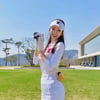 야옹이 작가, 굴욕 없는 러블리 여친짤 "봄맞이 라운딩"[스타IN★]
