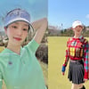 견미리 좋겠네..이유비X이다인, 인형미모 자매..골프 라운딩